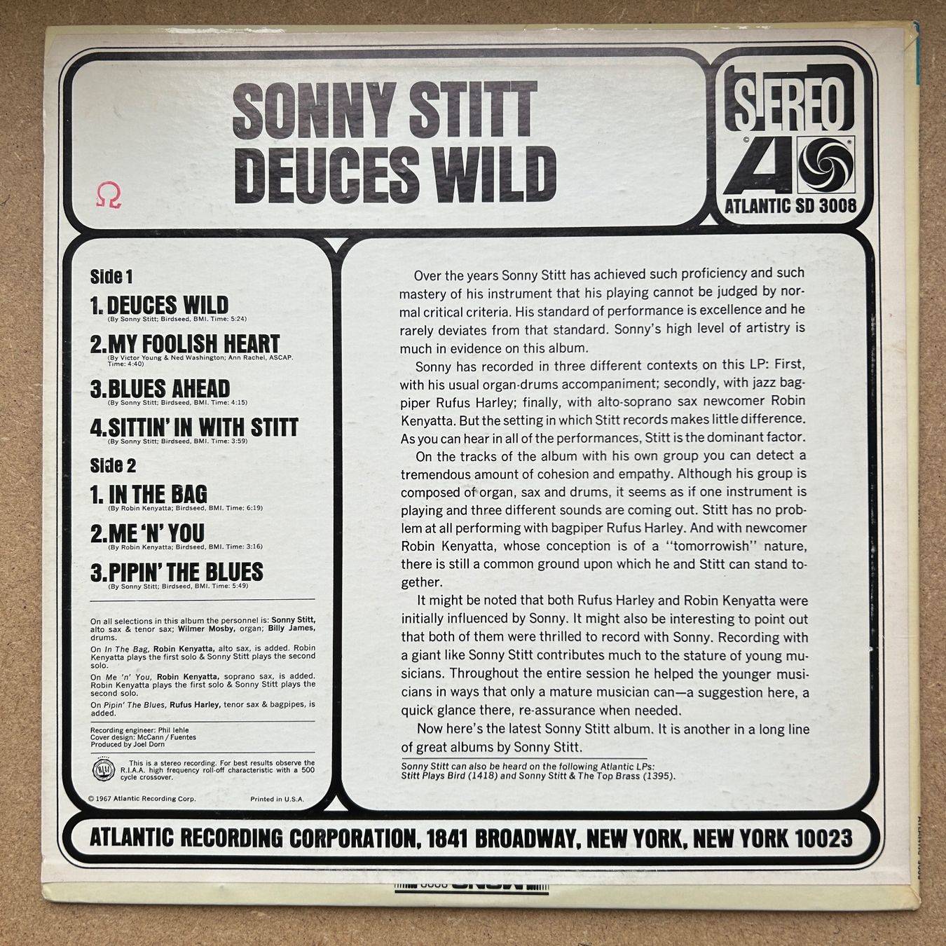 Vinyles: Sonny Stitt Deuces Wild LP – D'occasion à Lausanne par Pask1 1