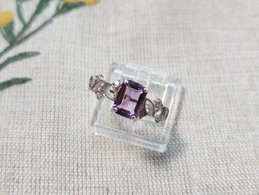 Ringe: NEW - S925 Amethyst Ring (Adjustable) – Neu (gemäss Beschreibung) aus Zürich von cin_wcf6