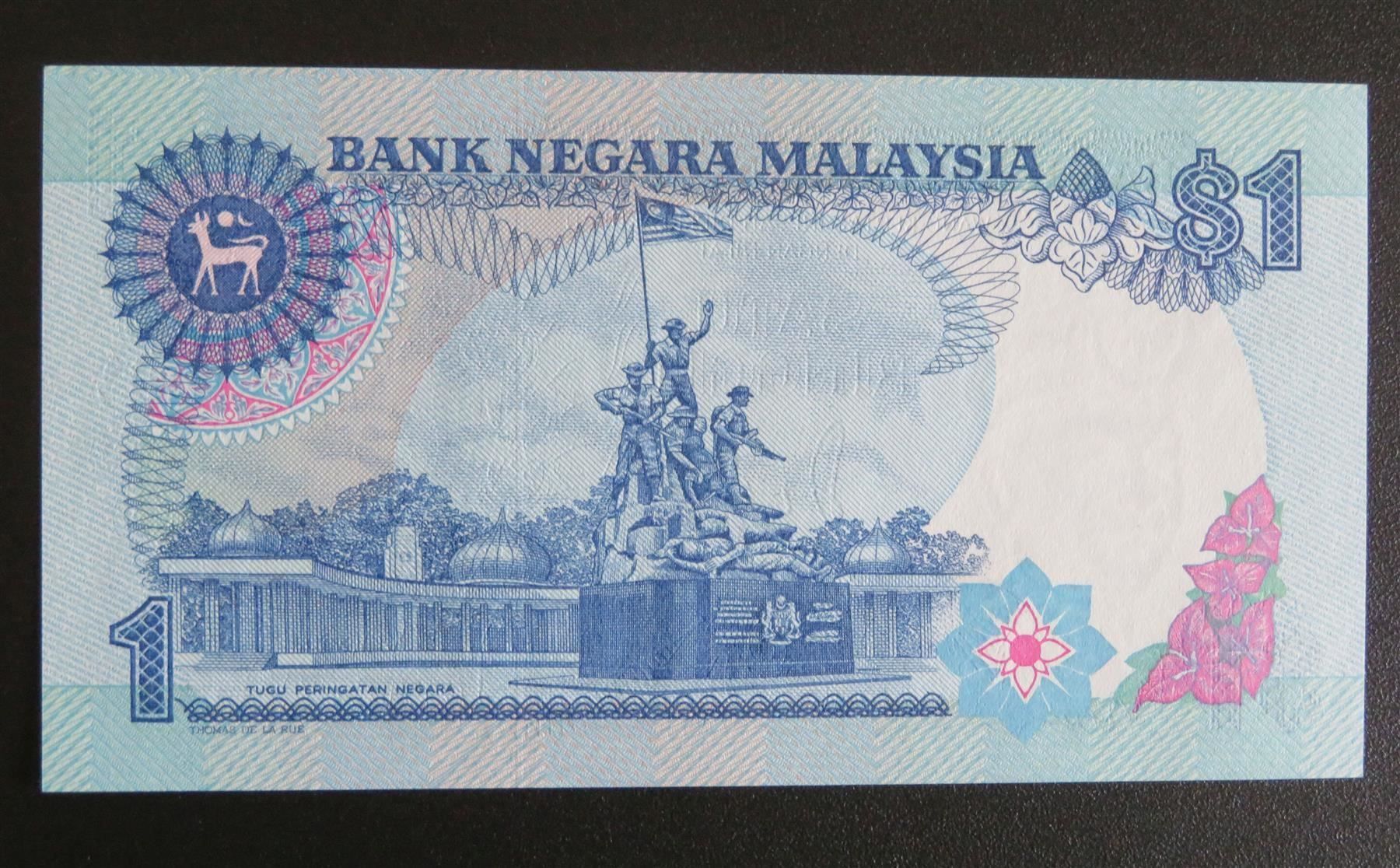 Banconote: Banknote Malaysia 1 Ringgit, 1989 – Usato da Oberriet SG venduto da Manick 1