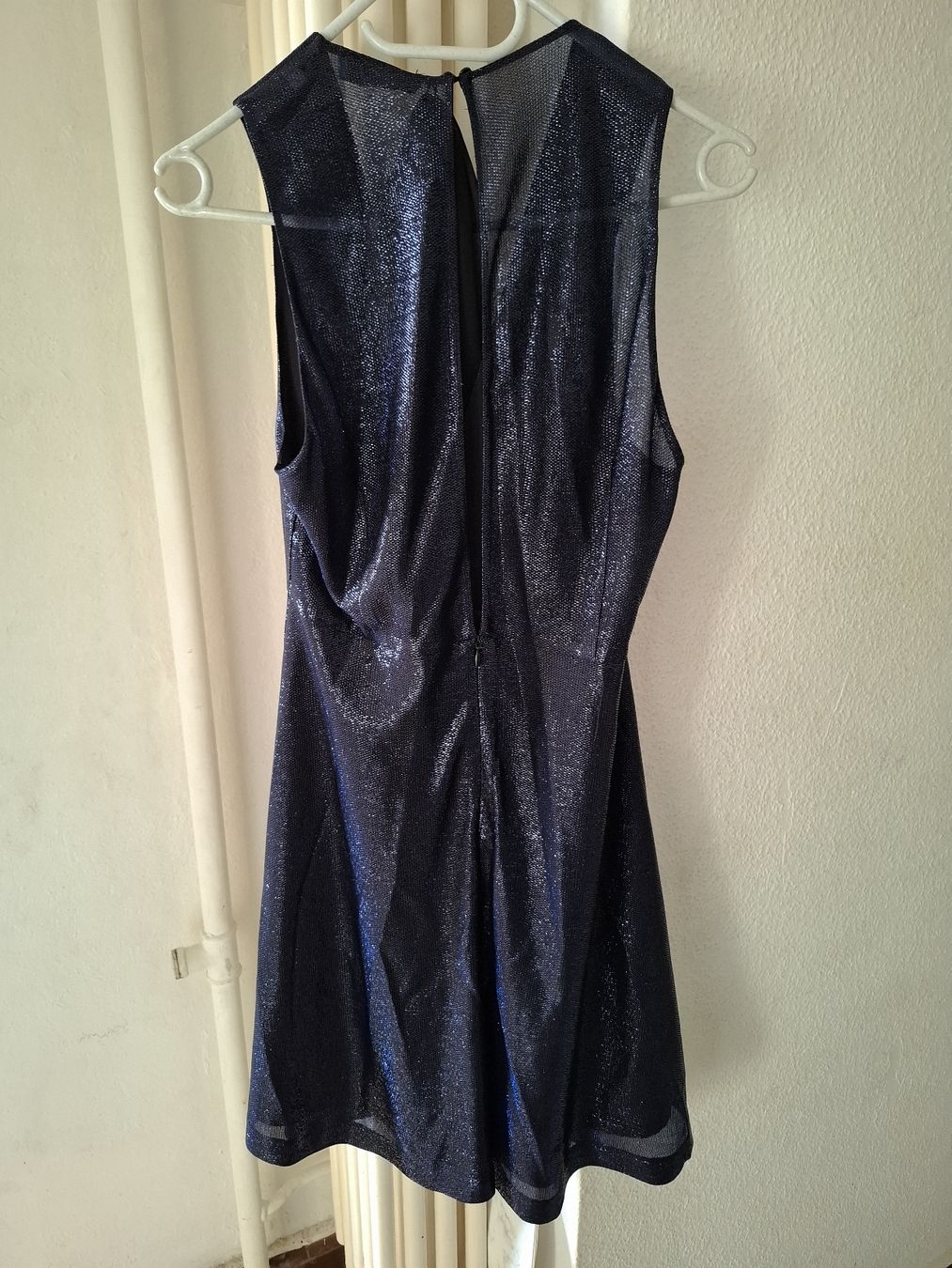 Sandro Kleider: Sandro Robe de soirée bleu marine scintillante Taille L – Gebraucht aus Le Locle von sAm_2112 6