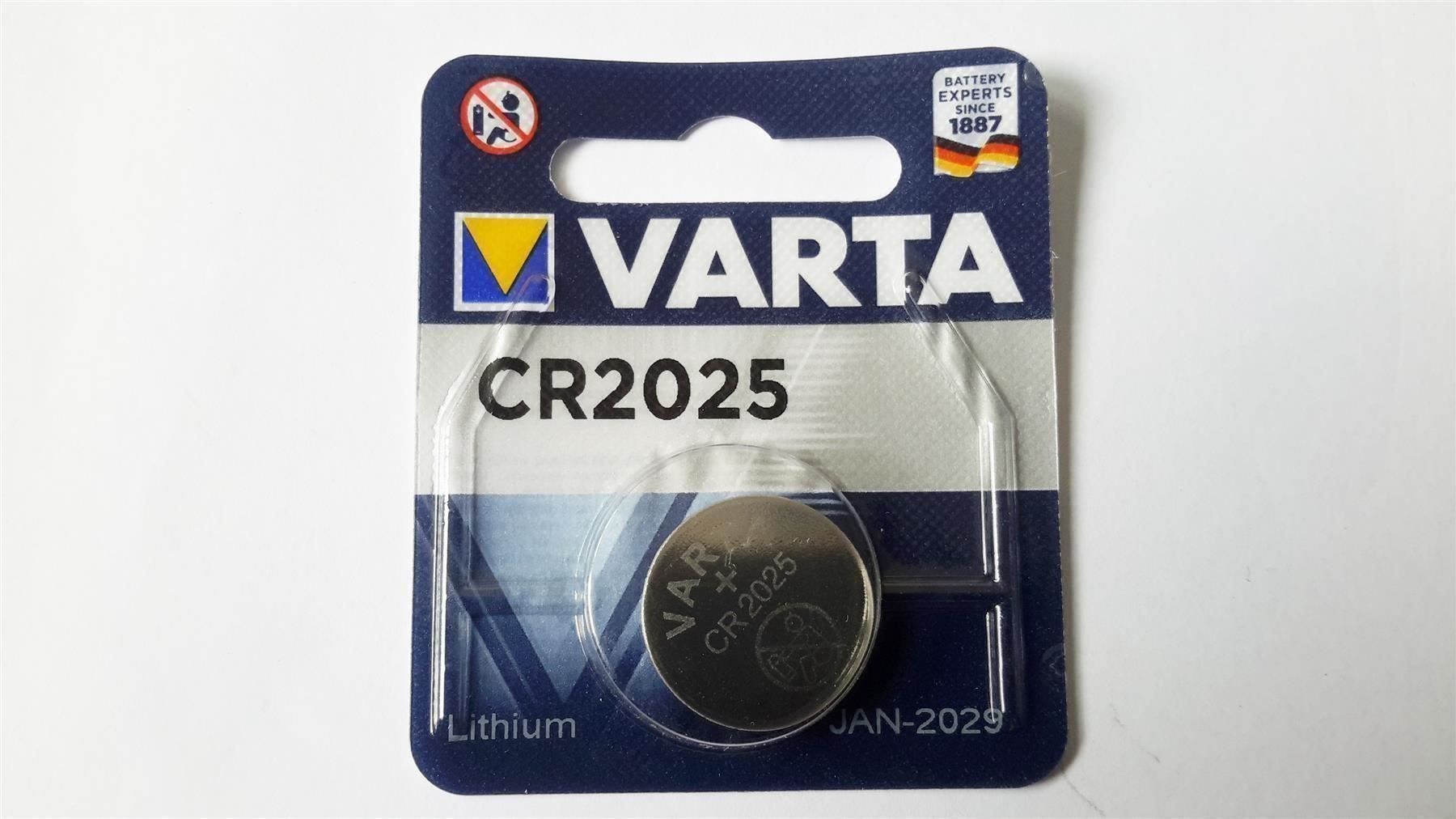 Akkus & Batterien: Knopfzelle CR2025, Lithium, Varta – Neu und originalverpackt aus St. Gallen von cointec 2
