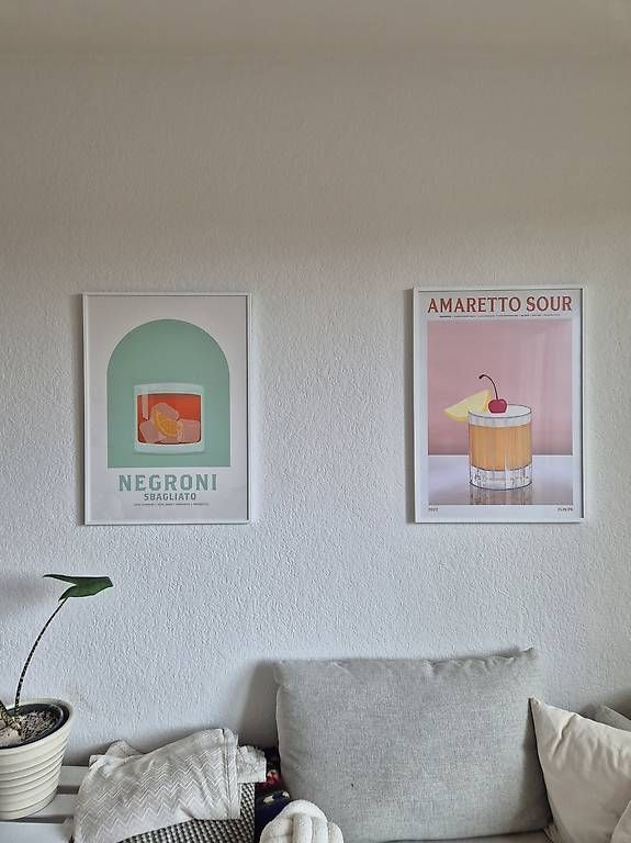 Foto & Immagini: 2x Poster Cocktails Illustration – Usato da Bern venduto da n_brn