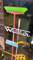 Tôle Walther Bürsten Schild Werbe vintage Vautravers