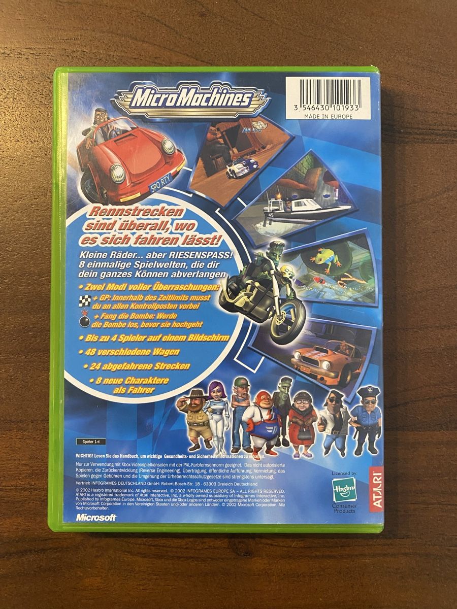 Microsoft Spiele: MicroMachines für Xbox – Gebraucht aus Thunstetten von Virus_33 2
