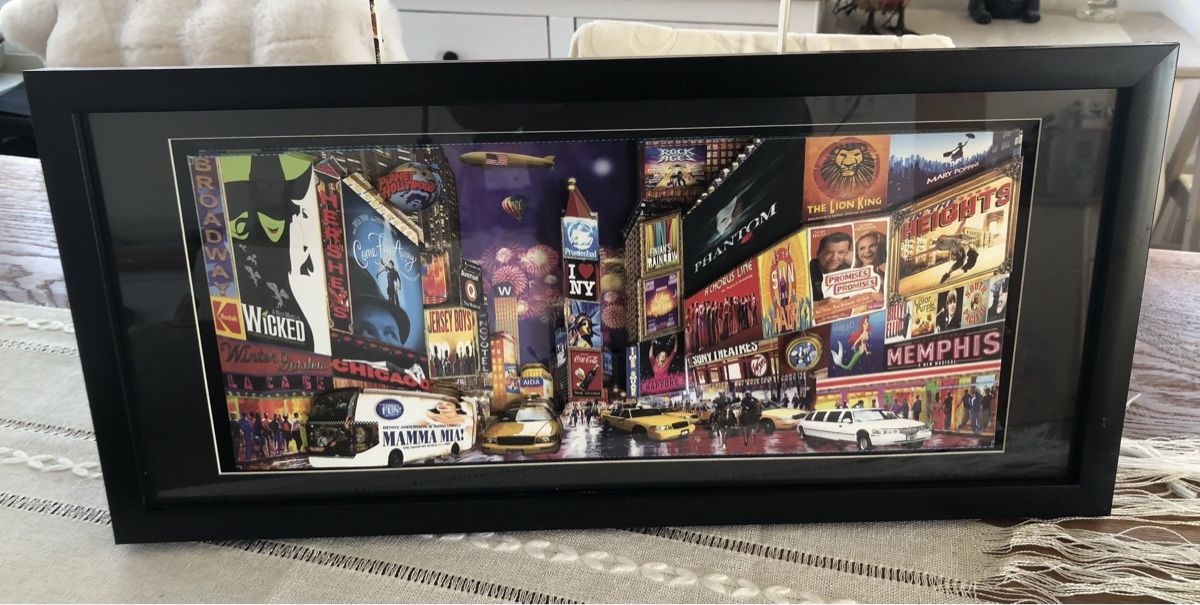 Poster & Bilder: New York Times Square Broadway 3D Bild – Gebraucht aus Oberwil BL von scorpio70 3