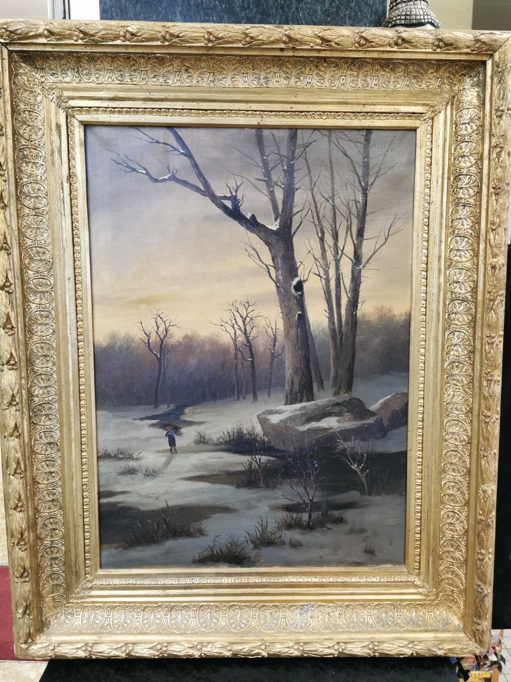 Dipinti: ANCIENNE HUILE SUR TOILE – Usato da Genève venduto da Qanil77 8