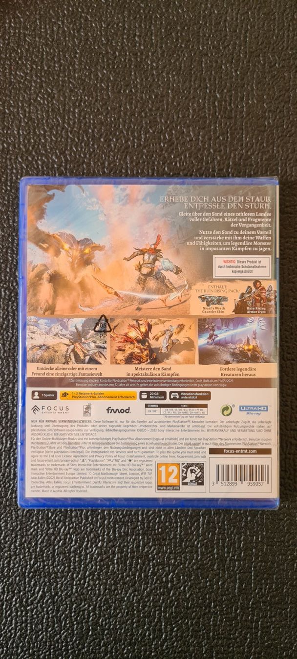 Spiele: Atlas Fallen - PS5 (Neu & Originalverpackt) – Neu und originalverpackt aus Langnau b. Reiden von Banshee7 1