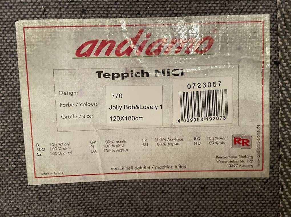 Tappeti: Tappeto NICI – Usato da Pazzallo venduto da cas_57rl 1