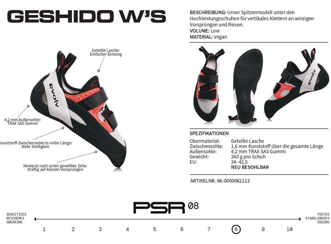 Scarpe da donna: Evolv Kletterschuhe Womens Geshido – Nuovo e nell'imballaggio originale da Oftringen venduto da fuerst-bettina 5