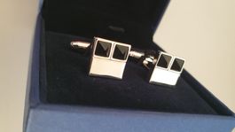 Swarovski Manschettenknöpfe, in edlem Schmuckkasten
