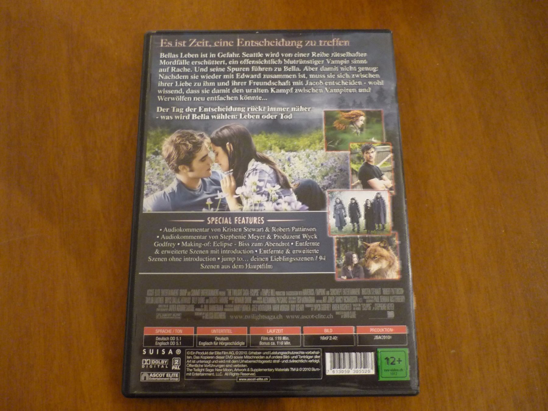 Tutti i DVDs: Eclipse - Biss zum Abendrot – Usato da Erstfeld venduto da Mario_boe0 2