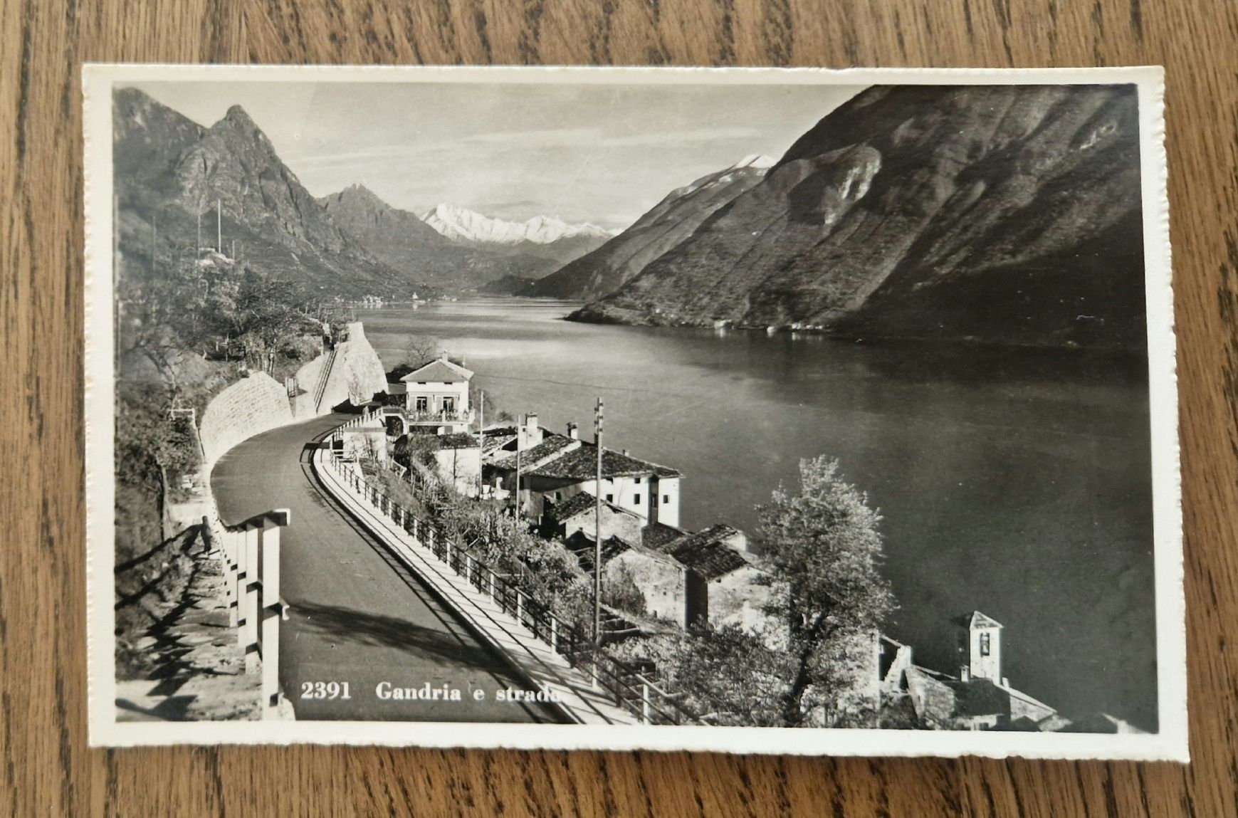 Cartoline postali: Gandria e strada 1947 – Usato da Ebikon venduto da Donar50