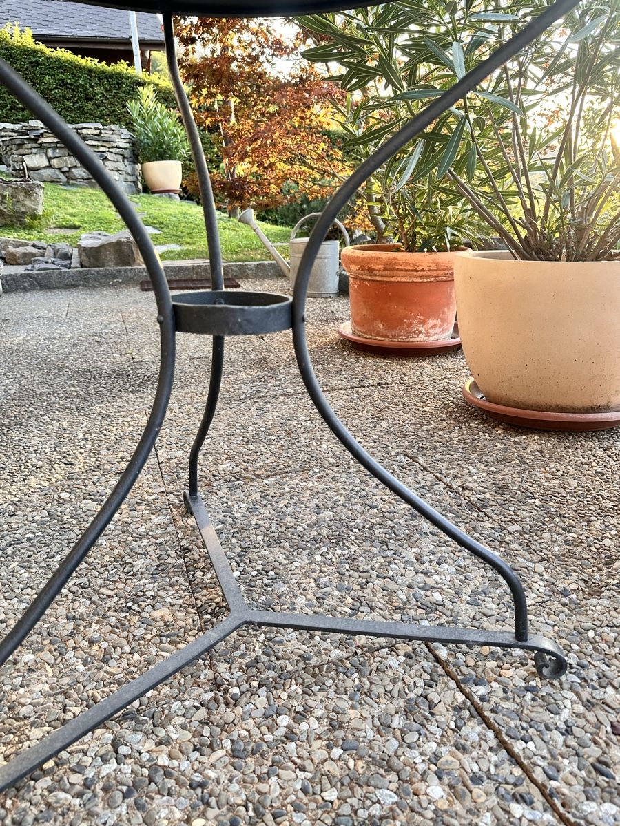 Tische: Antiker Blechtisch Gartentisch rund – Gebraucht aus Leissigen von ferrari246 2