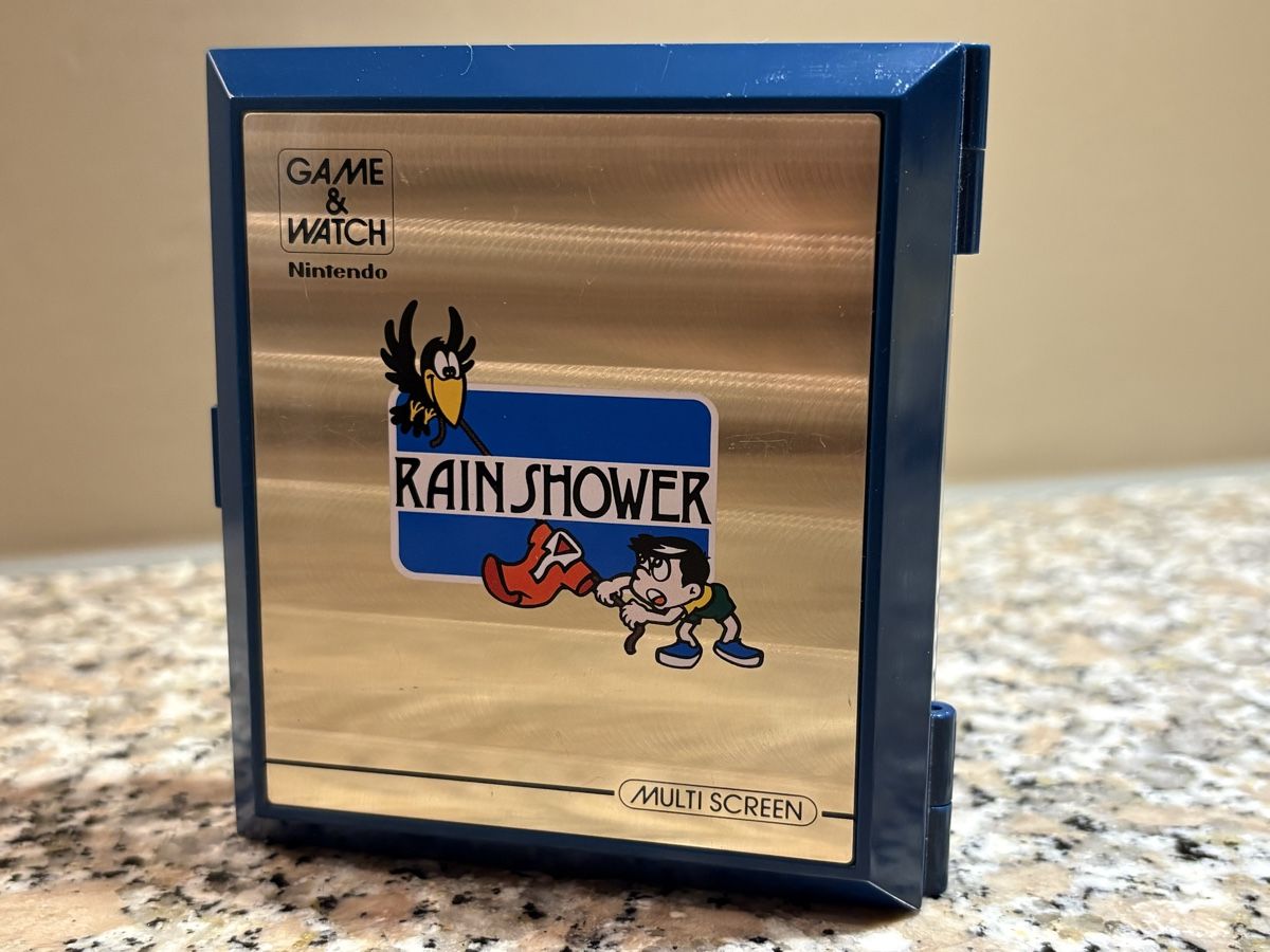 Nintendo Giochi: Rares Nintendo Rain Shower Game & Watch Multi Screen – Usato da Attiswil venduto da Samantil