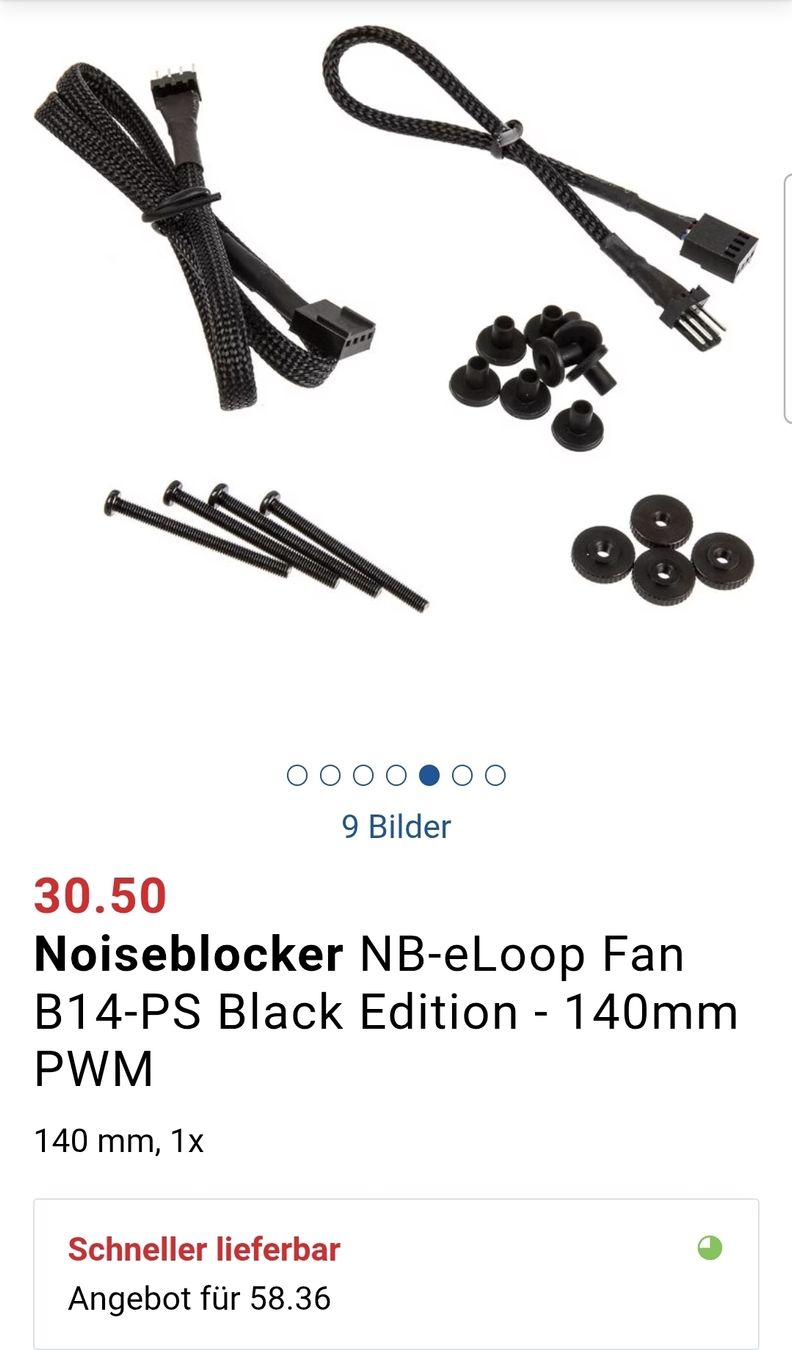 Ventilatoren: Bionic Loop Fan Noiseblocker NB-eLoop B14-PS Black Edition – Neu (gemäss Beschreibung) aus Wilen b. Wollerau von squissi01 2
