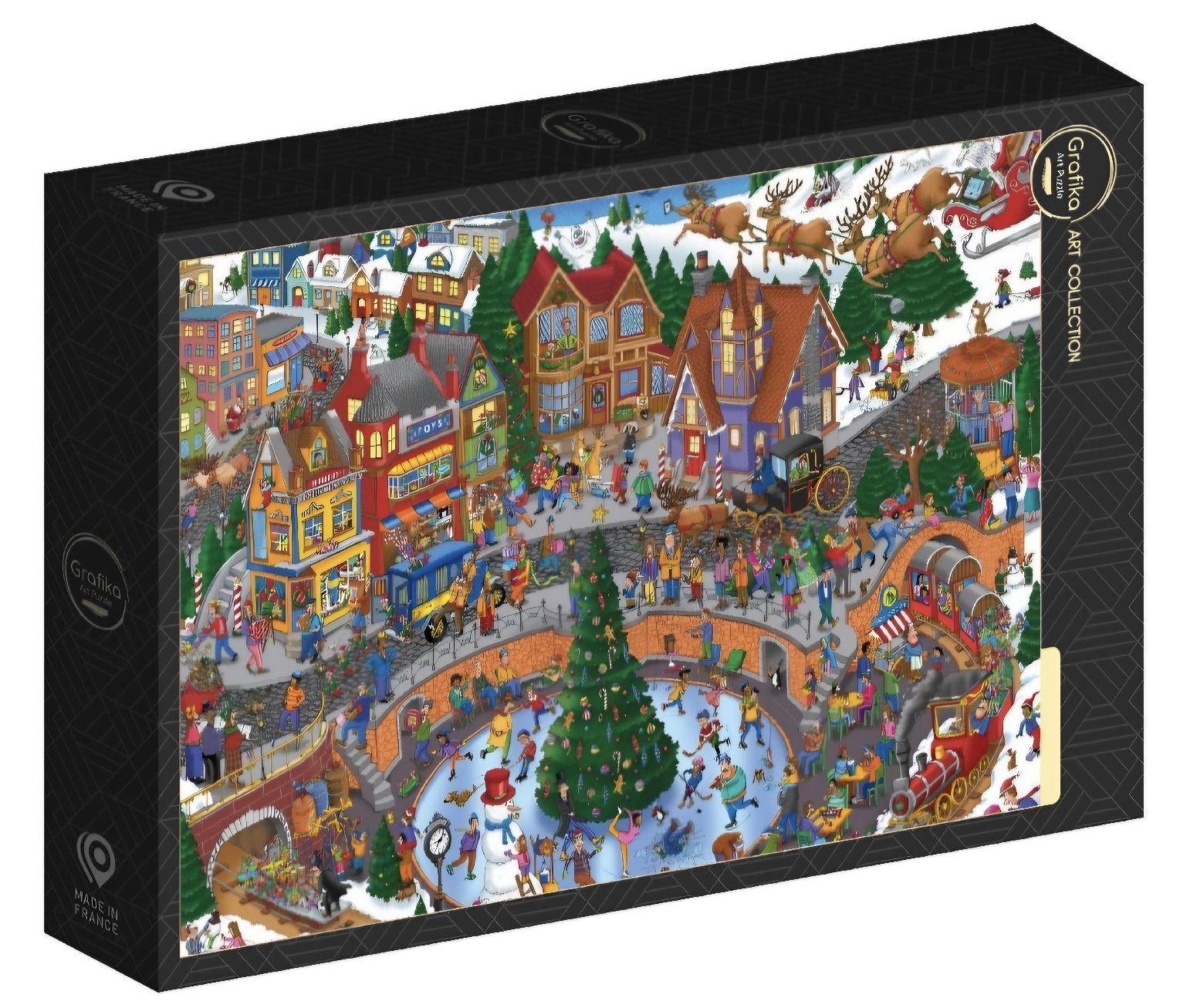 Puzzle: Grafika Puzzle "Winterdorf" 500 Teile – Nuovo (secondo la descrizione) da Bütschwil venduto da Taranabo 1