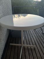 Gartentisch rund weiss klappbar