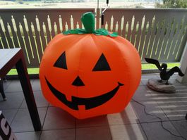 Halloween Kürbis mit Luftgebläse