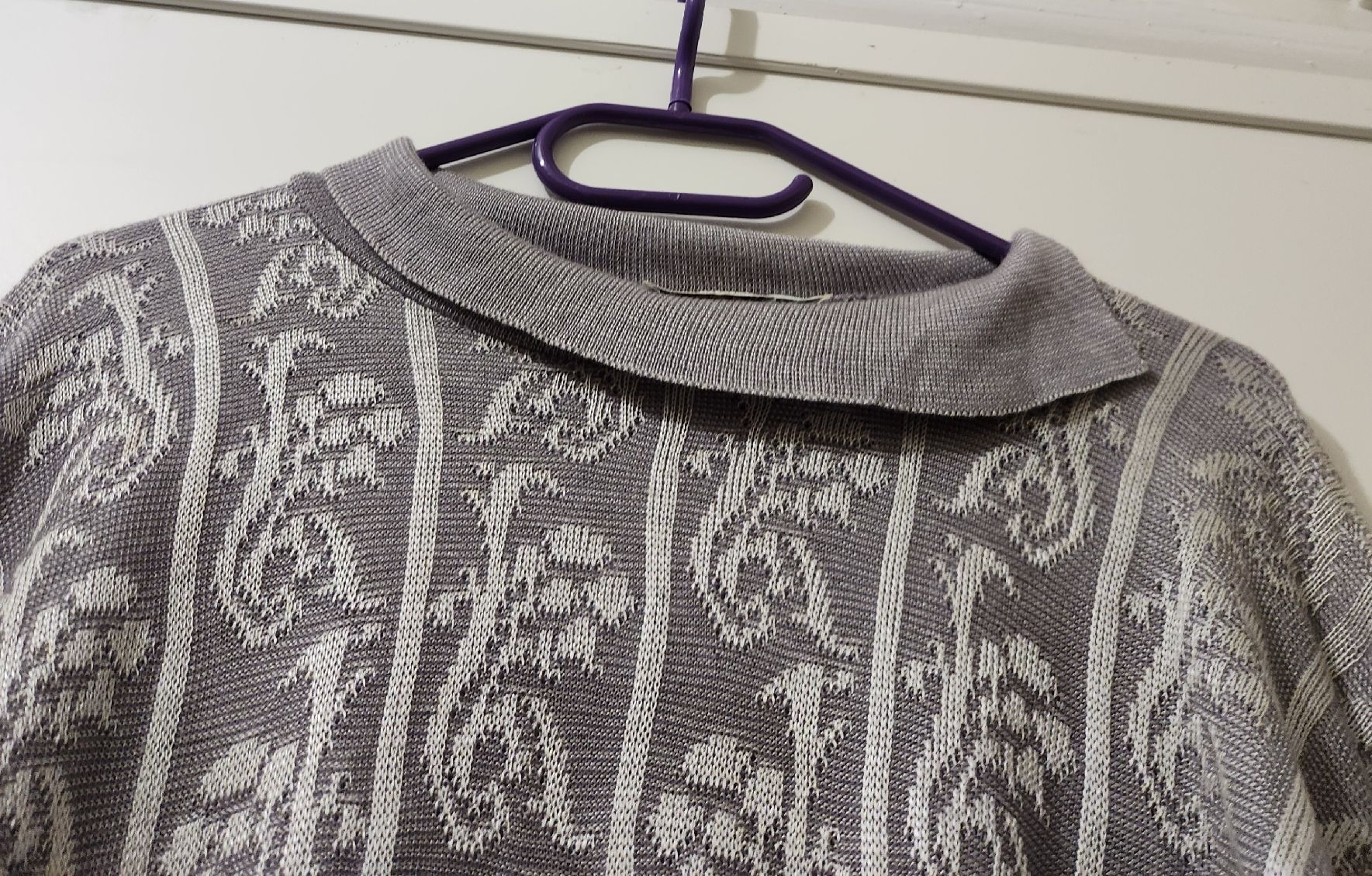 Maglioni & Felpe: Pull en maille Wolford gris blanc taille 38  – Usato da Niedergösgen venduto da Eva2410 5