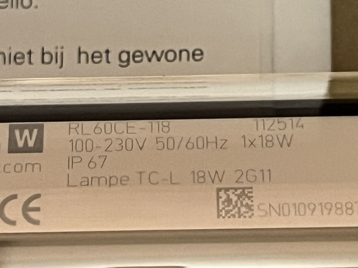 Lampade: WALDMANN  Lampe RL60CE-118 Neuf – Nuovo e nell'imballaggio originale da Bassecourt venduto da 59.00chf 2