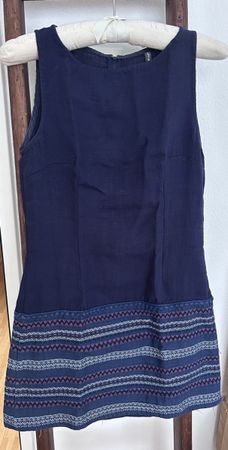 Sommerliches Naf Naf dunkelblaues Kleid Gr. 36