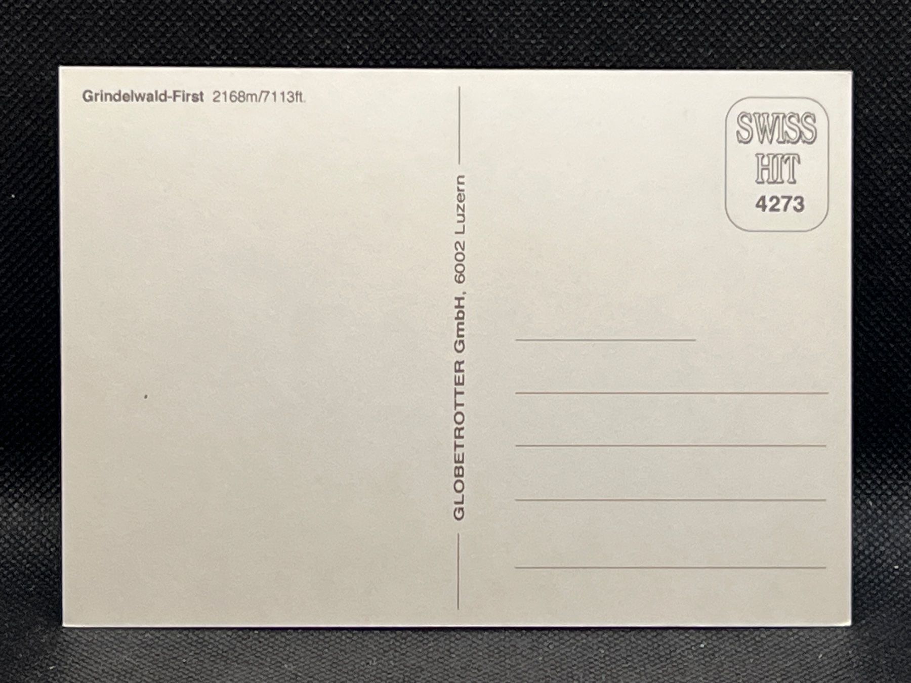 Cartoline postali: Grindelwald-First 2168m/7113ft – Usato da Widnau venduto da Brusi9 1