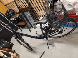 Kristall Damenvelo Blau