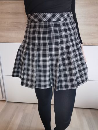 Faltenrock Gr. 36 - Karo Muster - H&M - Kariert