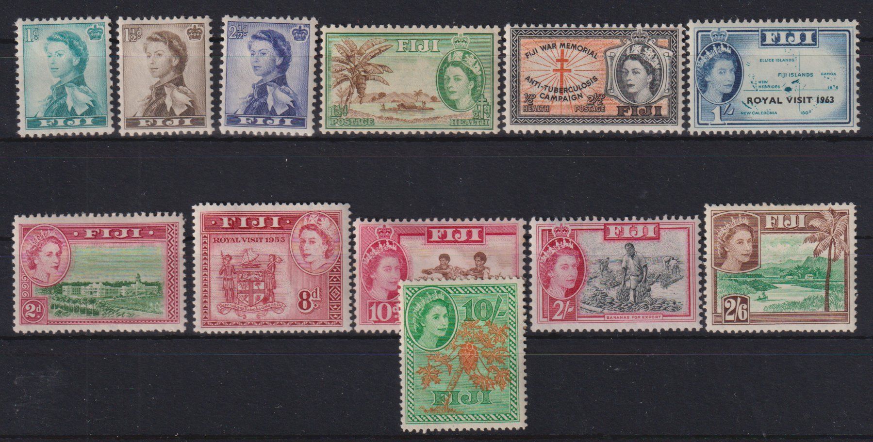 Alle Briefmarken: FIJI: Ausgaben * – Neu (gemäss Beschreibung) aus Eschlikon TG von PhilCon