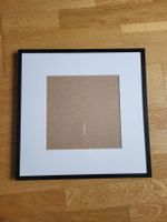 Metall- und Glasrahmen, quadratisch, Seite 33,3 cm/18,8cm