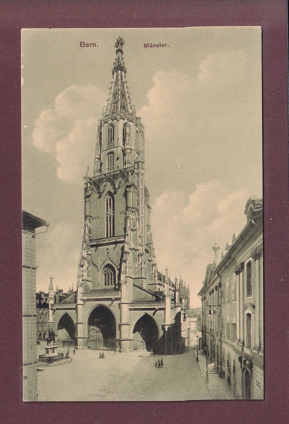 Cartoline postali: BERN - Münster – Usato da Pully venduto da nicecards