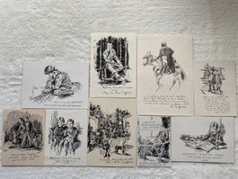 Fritz Traffelet Neujahreskarten und Einladungen Vernissage