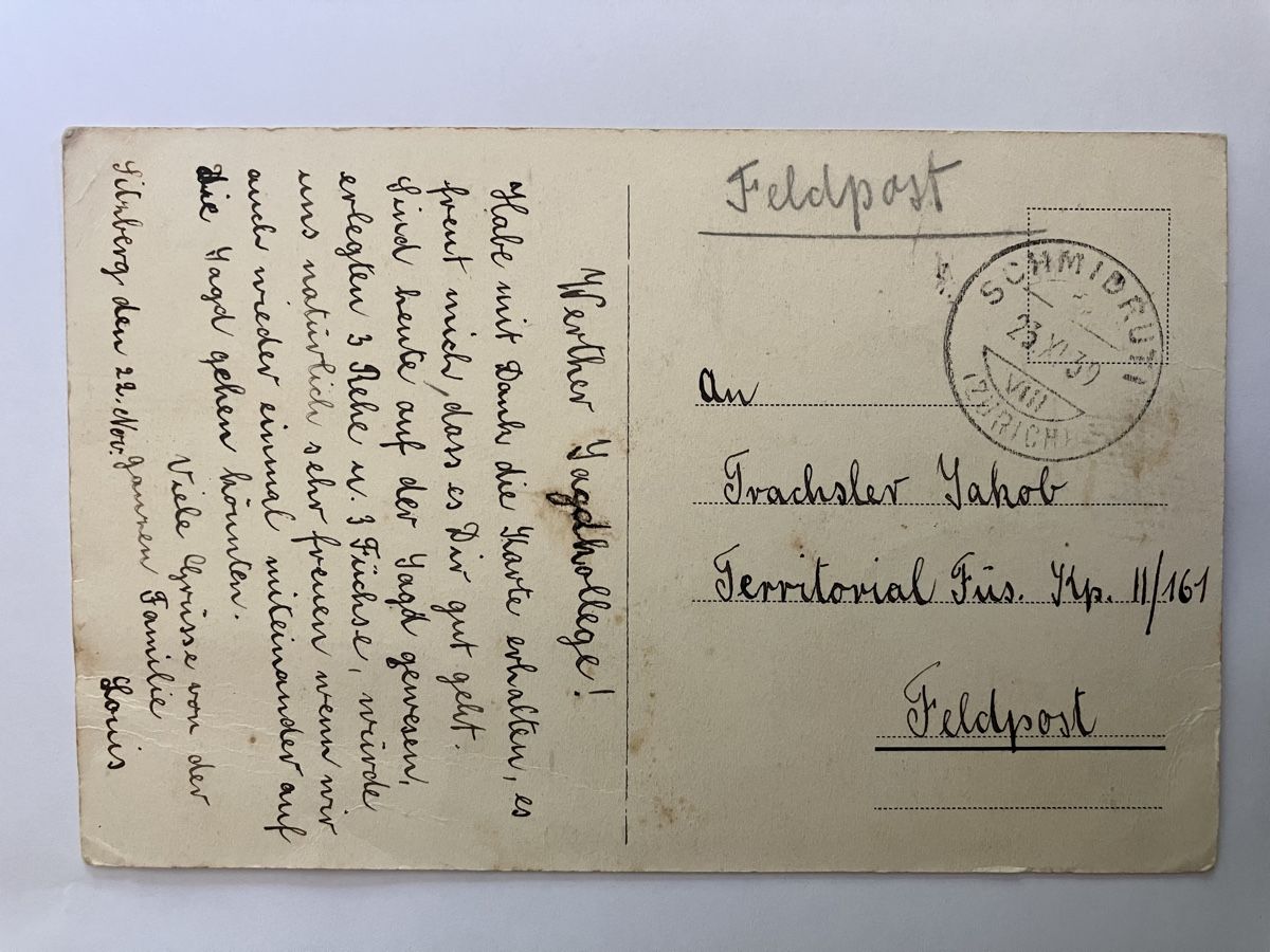 Ansichtskarten: Ansichtskarte Sitzberg Tösstal Feldpost – Gebraucht aus Bauma von Baumer71 1