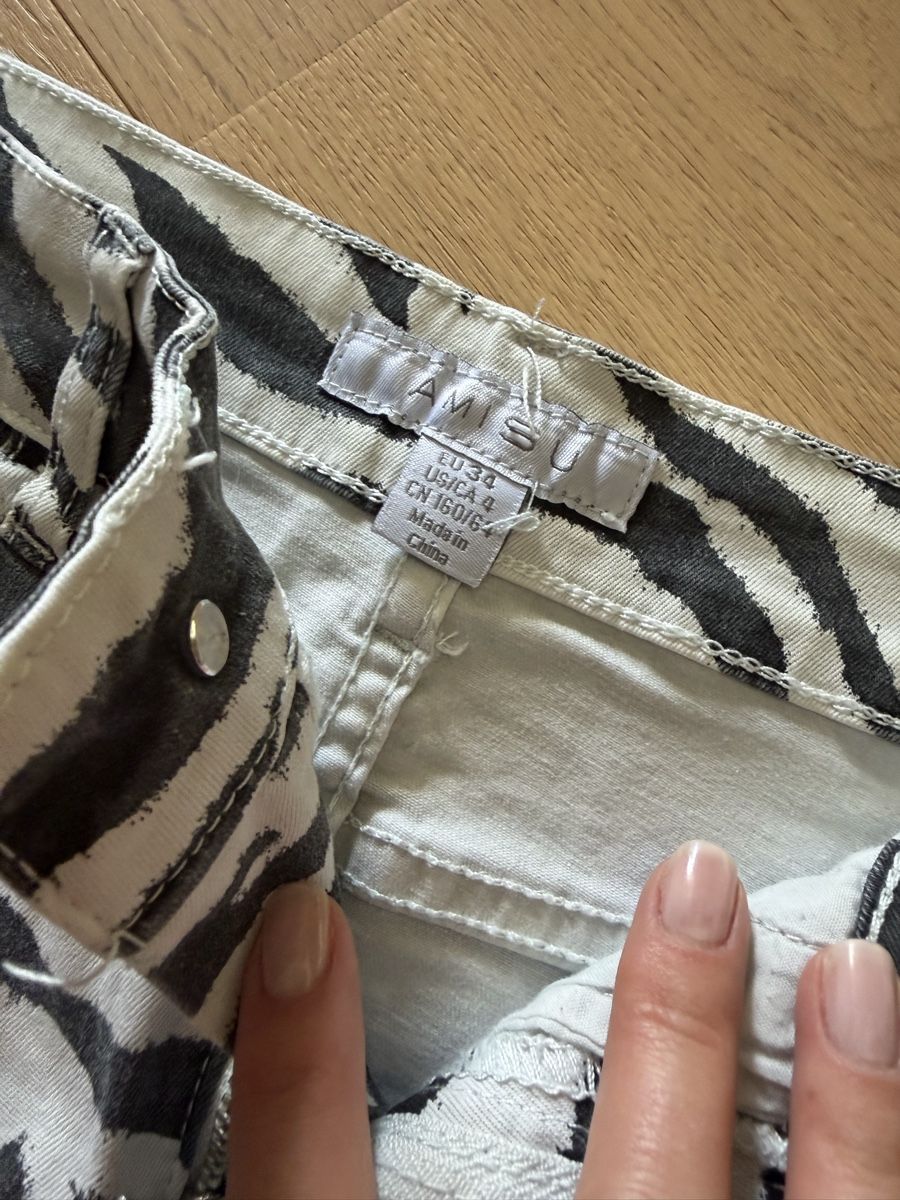 Jupes: AMISU Rock Zebra Print Denim - 34/CS – D'occasion à Wetzikon ZH par dor_rmq2 1
