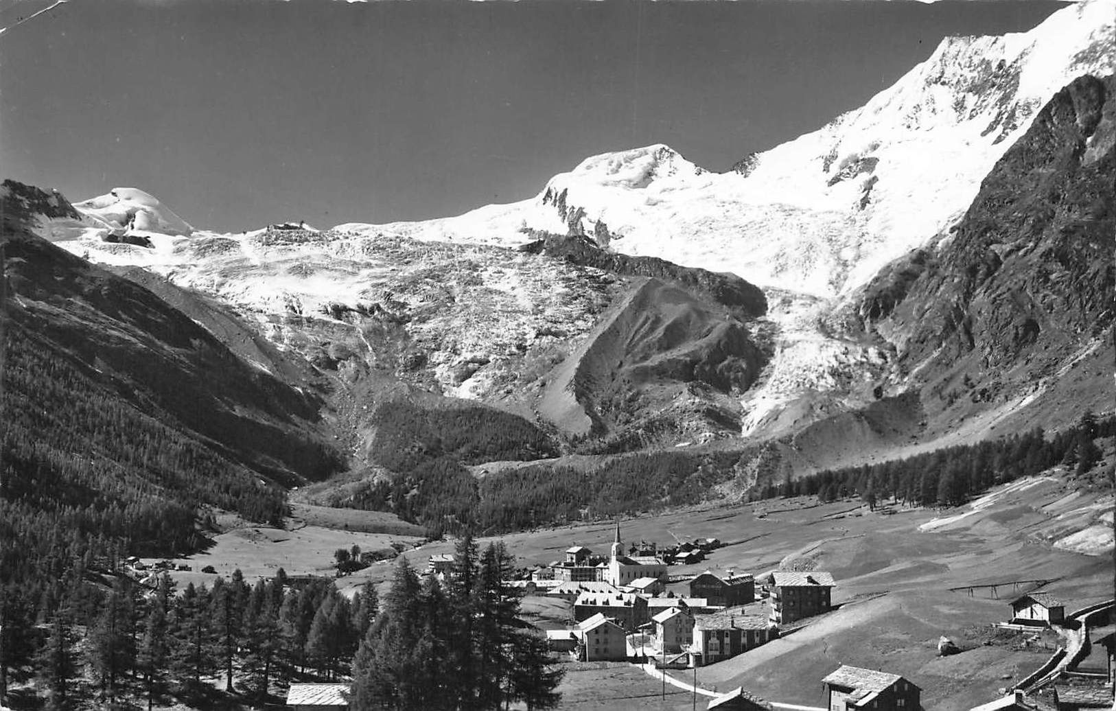 Cartoline postali: Saas fee – Usato da Biasca venduto da Blenio71