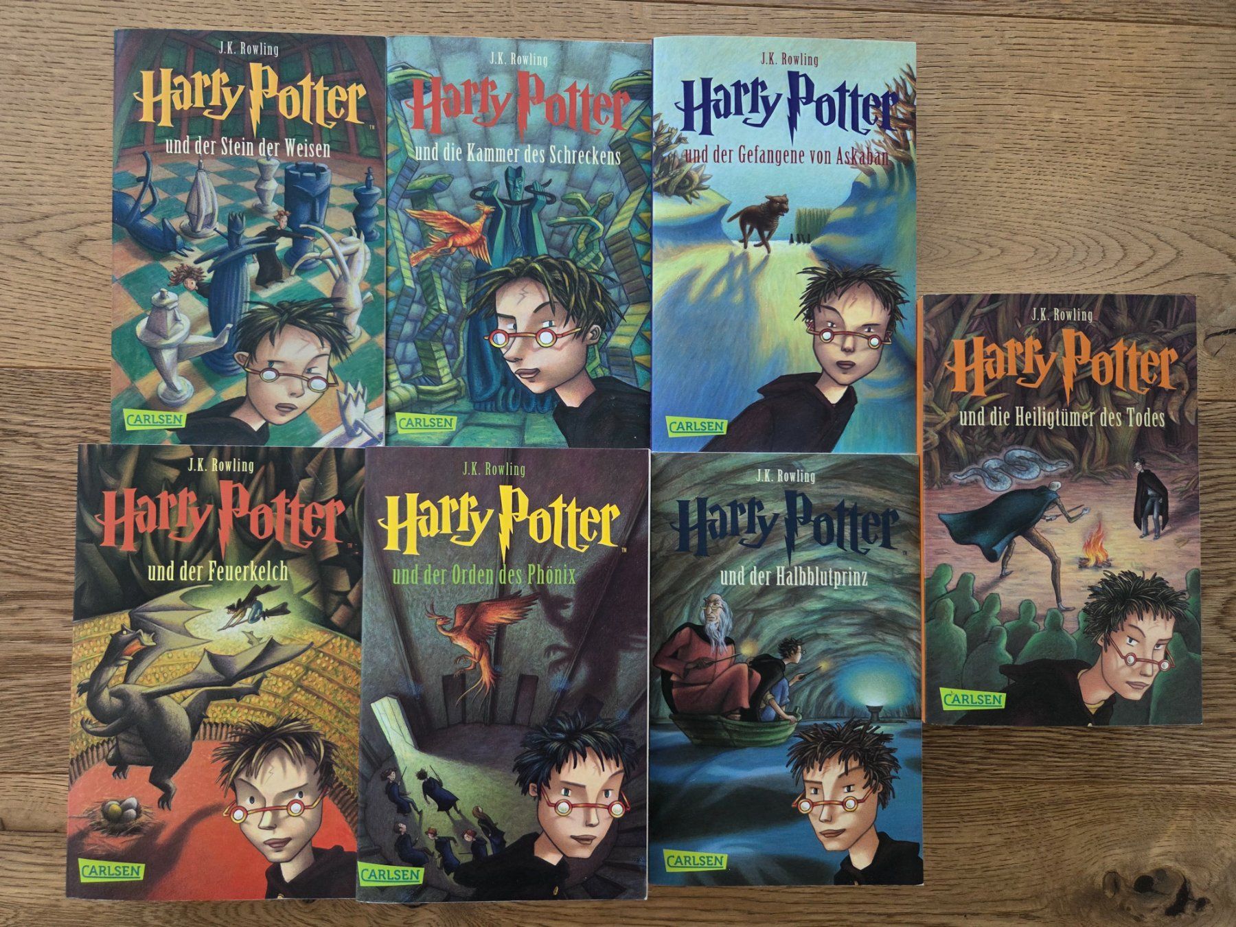 Bücher: Harry Potter 1-7 Taschenbücher – Neu (gemäss Beschreibung) aus Niederhelfenschwil von George27
