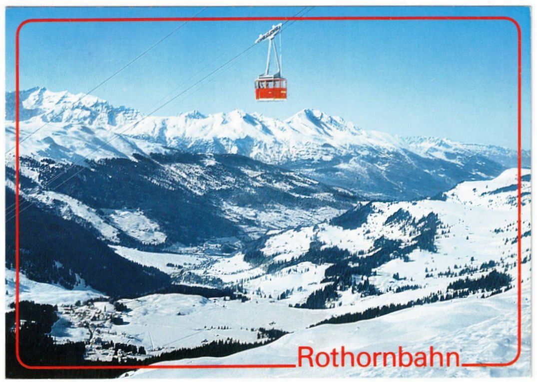 Cartoline postali: Lenzerheide - Luftseilbahn Rothorn – Usato da Binningen venduto da Mountainrider
