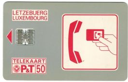 Telefonkarte Luxemburg SC-01 mit Chip SC7