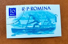Briefmarken aus Rumänien Bootssport gestempelt