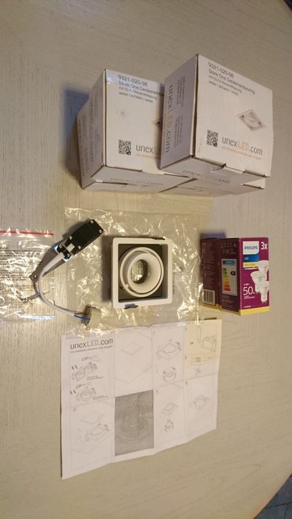 5 Stk. Profi LED Axial Leuchten UNEX. FULL SET. NEU. 480.- | Kaufen auf ...
