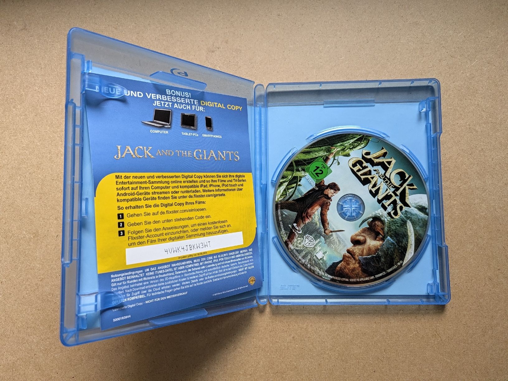 Tutti i DVDs: Jack and the Giants Blu-ray  – Usato da Chur venduto da FreakofRarity 2