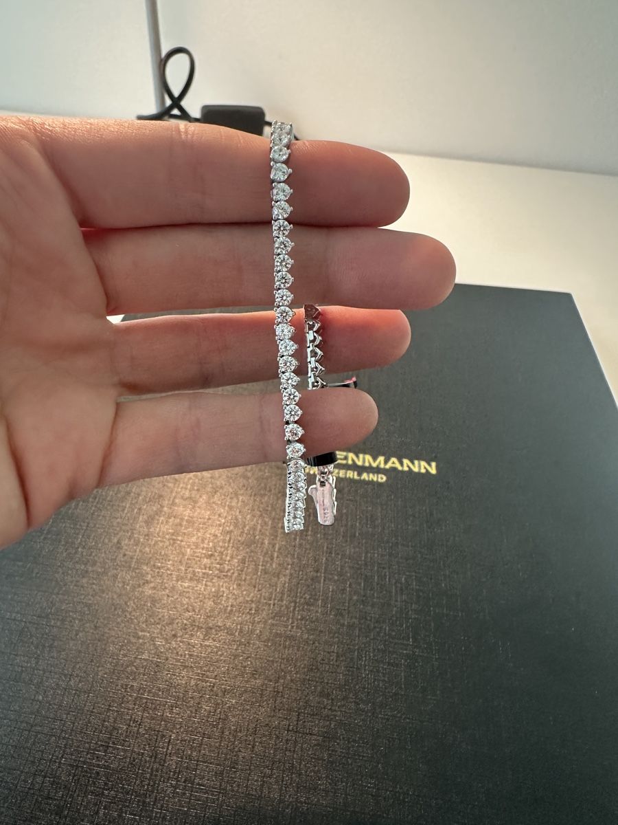 Bracciali & Braccialetti: Tennis bracelet – Nuovo e nell'imballaggio originale da Richterswil venduto da L.Staudenmann