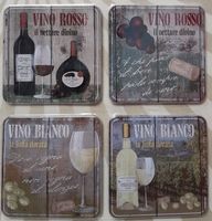 Wein Metall Untersetzer