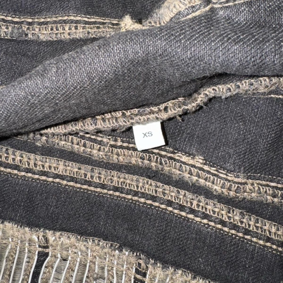 C&A Top: Top bustier noir en denim – Usato da Villeret venduto da bys_k95b 4