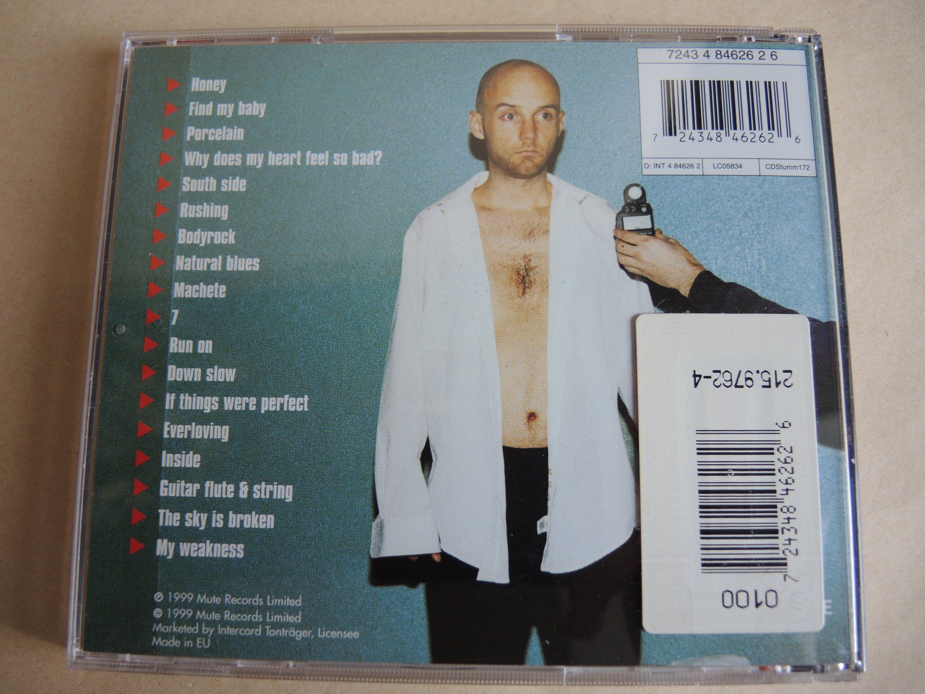 CD: Moby Play - CD - Album -  Why does my Heart feel so bad – Usato da Rorschach venduto da Pop-upBrocki 2