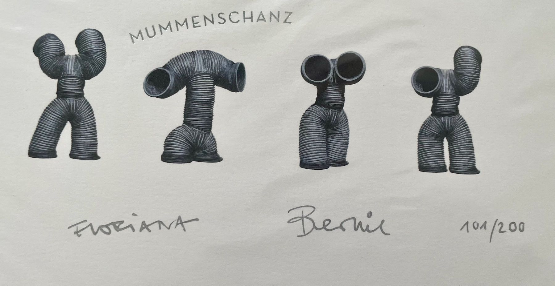 Foto & Immagini: Kunstdruck 50 Jahre Mummenschanz – Nuovo e nell'imballaggio originale da Bern venduto da schm1969 2
