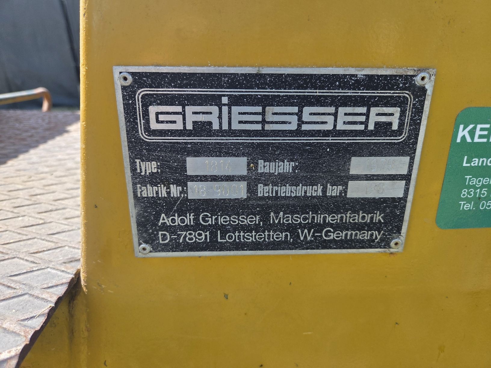 Tutte le macchine: Grieser Kran mit Holzzange – Usato da Lindau venduto da KundKL 4