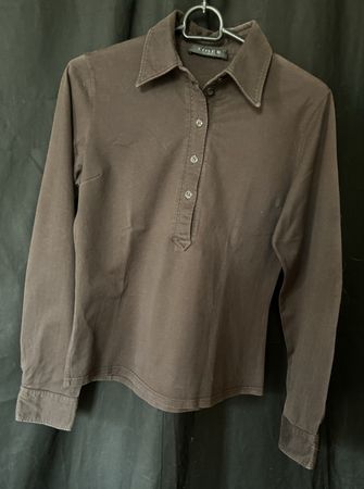 TIGER of Sweden Brown Shirt, Long Sleeve, Women's, Cotton