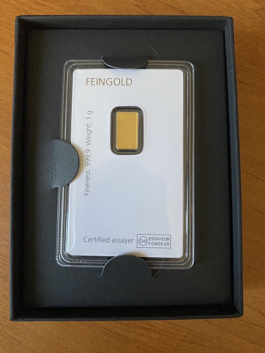 Casseforti: 1g d’or de Lienhardt & Partner – Nuovo e nell'imballaggio originale da Thônex venduto da kar_kh5d 2
