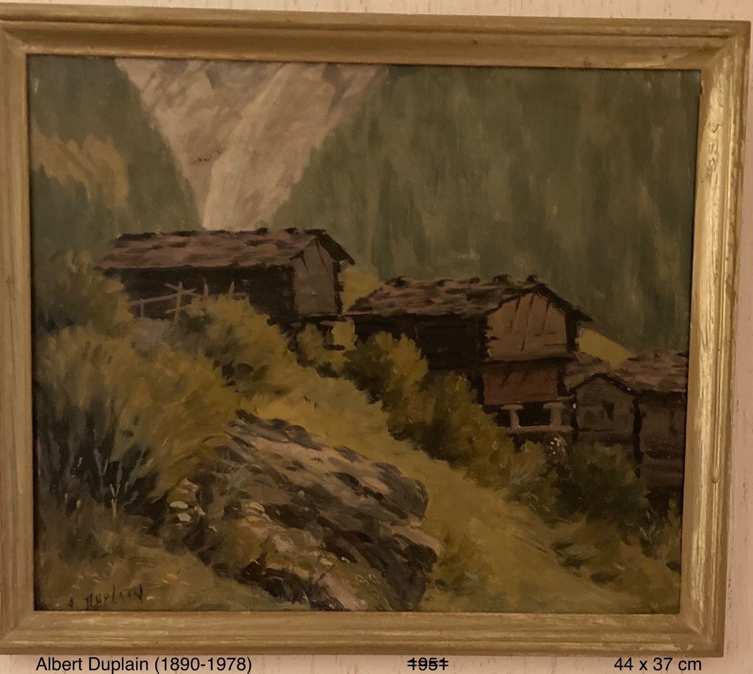 Dipinti: Paysage alpin d'A. Duplain – Usato da Savièse venduto da gro_97hy